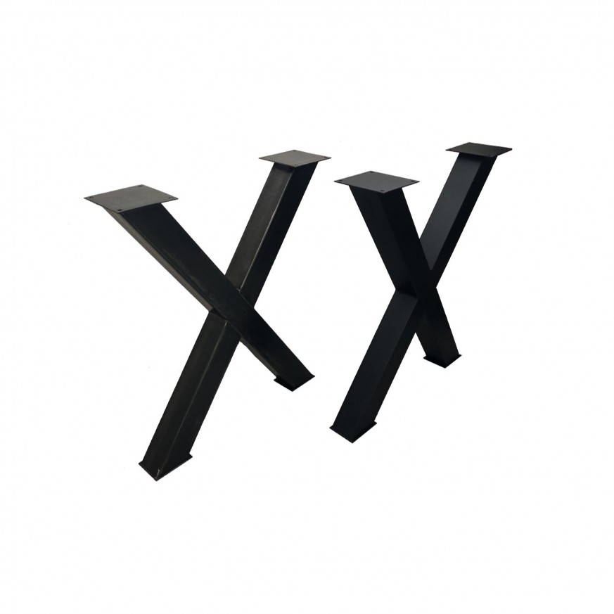 Table Leg NG X H710mm Black 50x50x1.2 (2pcs set)